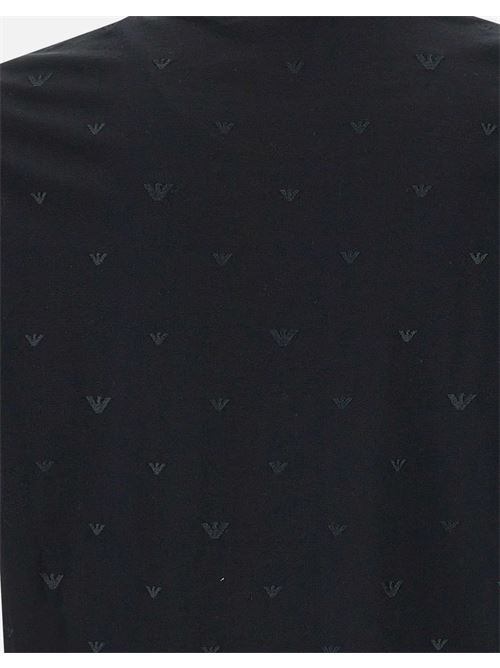 T-shirt with all-over micro eagle Emporio Armani | EM001400 AF10017.FC185